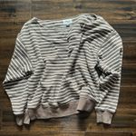 American Eagle AE Striped Off Shoulder Sweater Photo 3