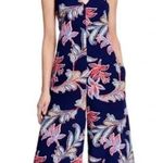 Laundry by Shelli Segal Women’s Floral Gaucho Jumpsuit Cropped Wide Leg Photo 0