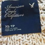 American Eagle  cream crochet sweater Size XS Photo 5