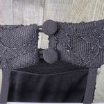 B Darlin B. Darlin Size 1/2 Black Sleeveless Halter Neck Sparkly Lace Overlay Lin… Photo 4