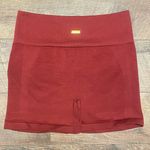 Fresought Butt Scrunch Biker Shorts Size Large Red Photo 0