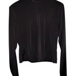 Melrose and Market  Black Long Sleeve Blouse Photo 0