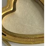 VINTAGE 12K GF FLORAL ORNATE HEART LOCKET PENDANT & 18” GF NECKLACE Photo 3