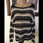 ZARA Striped Knit Crochet Sweater Photo 4