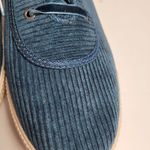 Toms  CARMEL DEEP BLUE TEAL RIBBED CORDUROY SNEAKERS WOMENS 10 Photo 4