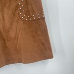BB Dakota  Skirt Size 0 Faux Suede Steve Madden Country Western Cowgirl Cowboy Photo 11