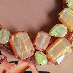 Unique Iridescent Pink Shimmer Necklace / Earrings Photo 1