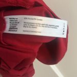 Eileen Fisher  Vibrant Red V-Neck Top XL Photo 3