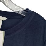 H&M  Women’s Dark Blue Terry T-Shirt Dress New Photo 3