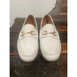Born Women's Ardsley Preppy Loafer Leather White 8.5 Business Casual Officewear Size 7.5 Photo 2