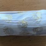 Juicy Couture Retro Pam & Gela Blue White Tan Zip-Up Shamrock Bag Purse Wallet Photo 3