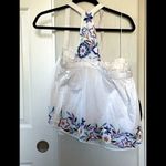 MISA Los Angeles Revolve Misa LA cross neck floral embroidered tank Photo 2