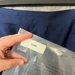 J.Crew Woman Size Medium blue satin like modest elastic waistband skirt Photo 6