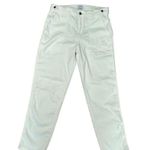 Pistola  Mara Straight Leg Ankle Utility Pants White High Rise Cotton Women’s 29 Photo 2