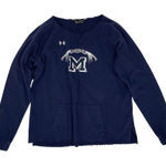 Under Armour  Sweatshirt XXL Blue Logo Crewneck Gym‎ Activewear Cozy Photo 0