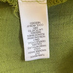 Cato  Women Tunic Top 18/20 Olive Green Relaxed Button Up Sheer‎ Gauze Workwear Photo 8