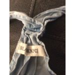 BLANK NYC Light Denim Oversized Cross Over Top Sleeveless Large L Photo 2