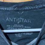 Antistar  Heathered Gray Short Sleeve Cropped Top Tee Shirt Photo 1
