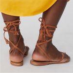 Anthropologie Pilcro Tie-Up Thong Sandals Photo 2