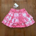 Love Shack Fancy NWT Womens Landen Mini Skirt HIBISCUS HAND DYE Photo 7