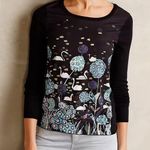 Anthropologie  Swan Tableau Pullover top sweater Photo 0