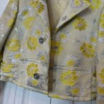 Yellow And Silver Floral‎ Jacket Size undefined Photo 3