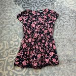 Kimchi Blue  Urban Outfitters Pink/Black Anita Ruffle Romper 8 Photo 5
