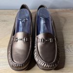 SAS Metro Loafers Women 12 WW Double Wide Bronze Metallic Horsebit Comfort Shoes Brown Photo 0
