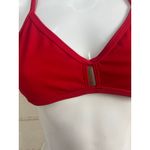 JOLYN   Red Vent Bikini Top size M Photo 6