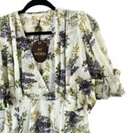 NWT ByTiMo Ruffle Chiffon Wallpaper Floral V Photo 3