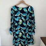 Escapada  Living Abstract Tropical Floral Casual Dress Tie Arm Small Photo 1