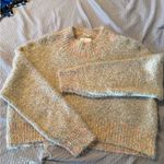 Free People Women’s Stardust Pullover NWT Sweater XL Cream Multi Mock Neck Photo 2