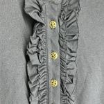 Tory Burch Women navy Blue Short Sleeve Ruffled polo shirt Size:S|Luxury|Spring Photo 10