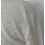Sam Edelman  Linen V Neck Layered Sweater Pullover Top Chic Casual Sz M (flaw) Photo 8