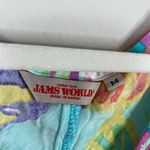 Jams World  Haci Hacienda V Neck Mini Dress Size Medium Leaf Print Beach Tropical Photo 2