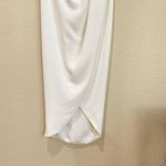 Shona joy  Core U Bustier Dress in Ivory Size 2 Midi Bridal Shower Wedding Bride Photo 6