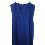 Democracy , MACY'S Size 10 Blue Sheath, Cocktail, Tank Dress with Pockets Photo 0