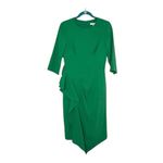 ✨Kay Unger Esther Stretch Crêpe Cocktail Green Sz 6 Dress✨ Photo 4