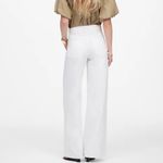 Madewell NWT White Petite Superwide-Leg Jeans: Airy Denim Edition Size 30P Photo 1