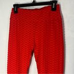 New Mix  Candy Red Scrunch Leggings Size S/M‎ Photo 1