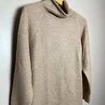 Ann Taylor CLEARANCE! Tan  Oversized Turtleneck Sweater Size S Like New Photo 2