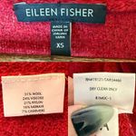 Eileen Fisher Wool Mohair Blend Open Cardigan Red size XS Photo 3