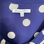 Madewell  Broadway and Broome Silk Blue Polka Dot Dress XS Photo 2
