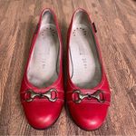 Mephisto Vintage Red‎ Horsebit Low Pumps Heeled Shoes 9 Red Photo 3