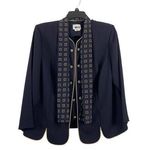 Leslie Fay Women's Casual Navy Blouse Photo 0