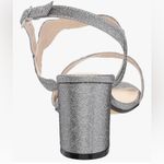 Touch Ups NEW Silver Moxie Wedge Sandal Heel Wedding Prom Formal 9.5 $70 Photo 2