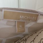 Michael Kors MICHAEL  Beige and White Animal Print Patterned Top XL Photo 3