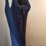 ZARA  navy polka dot Midi dress xs Photo 5