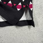 Chico's  Shirt Geometric Print Top 3/4 Sleeve V-Neck Blouse Diamond Pattern Size M Photo 5