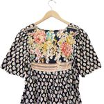 Vintage Vermont Country Store Maxi Dress Patchwork Floral Black Pink Size Small Photo 8